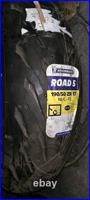 X1 190 50 17 Michelin Road 5 Rear Motorcycle Tyre 190/50zr17 73w