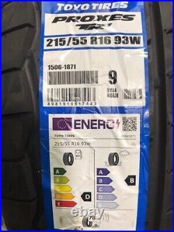 X2 215 55 16 Toyo Proxes Tr-1 Track Day/ Road Top Quality Tyres 215/55r16 93w