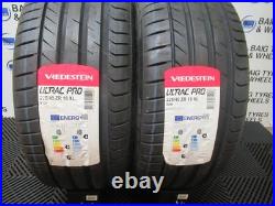 X2 225/40r18 225 40 18 92w XL Vredestein Ultrac Pro New Tyres (sj92) A Wet Grip