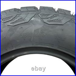 X2 265/65r17 112s Trazano Sl399 All Terrain M+s 4x4 Tyres Pair D/d Rated