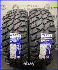 X2 265 70 17 265/70r17 118/121q Hifly Mud Terrain Mt601 M+s New Tyres Off Road