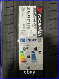 X2 Yokohama Blu-Earth GT AE51 205/45/17 88W Road Tyres