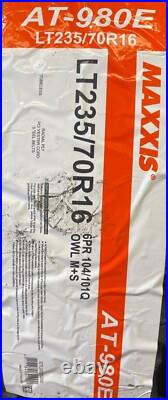 X4 235 70 16 Maxxis TOP QUALITY ALL TERRAIN 4X4 Tyre 235/70R16 104/101Q AT-980E X4 235 70 16 Maxxis TOP QUALITY ALL TERRAIN 4X4 Tyre 235/70R16 104/101Q AT-980E