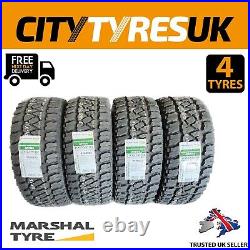X4 New Tyres 31/10.5r15 Lt Marshal Mt51 109q Por Mid-range / Off Road Tyres