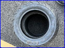 Yamaha Raptor 700r / Banshee 450 Set Of Fresh Supermoto Road Legal Tyres
