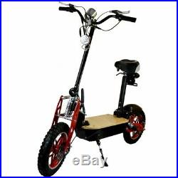 Zipper Electric Scooter 1000w Foldable Padded Seat Toolkit Large Off-road Tyres
